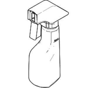 Spruehflasche transparent 250 ml