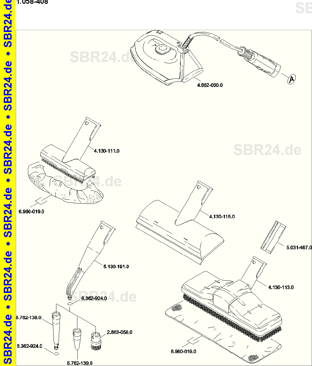 Ersatzteilliste K 1501 *EU