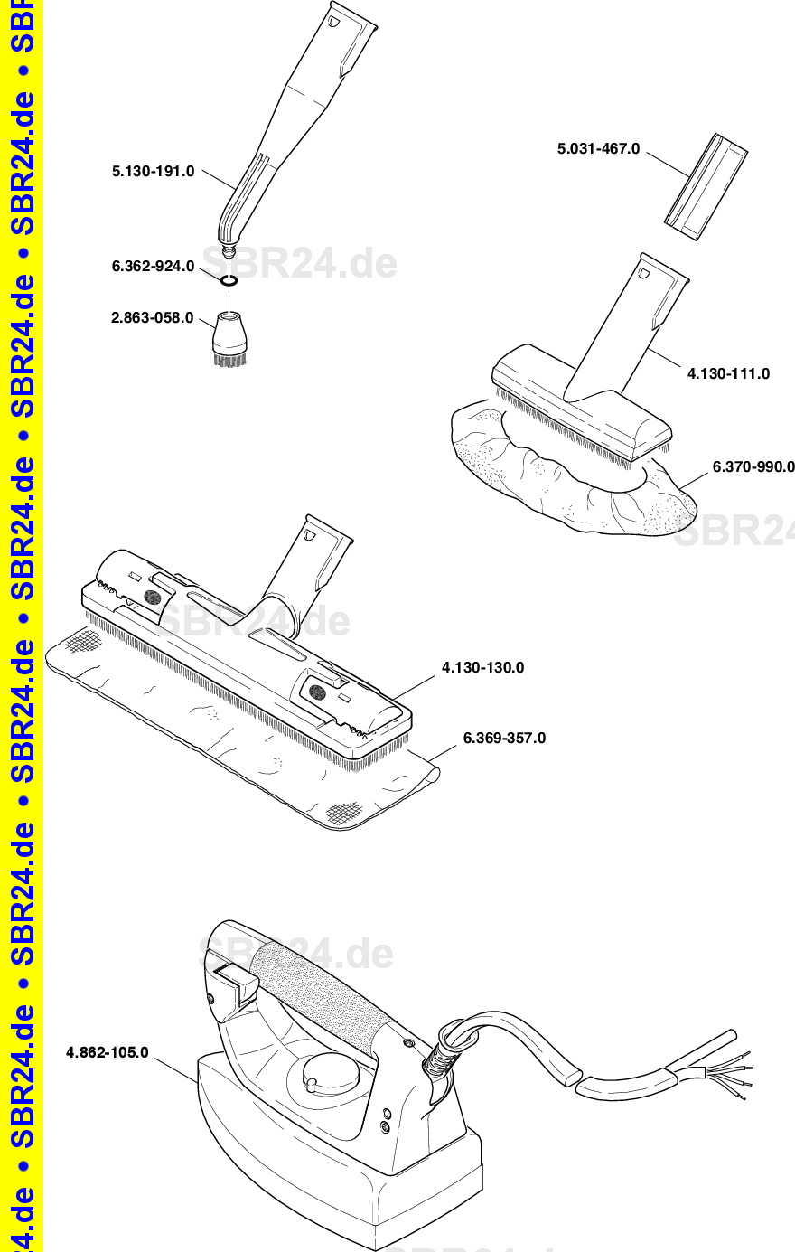 Ersatzteilliste K 1405 M.BE. *EU