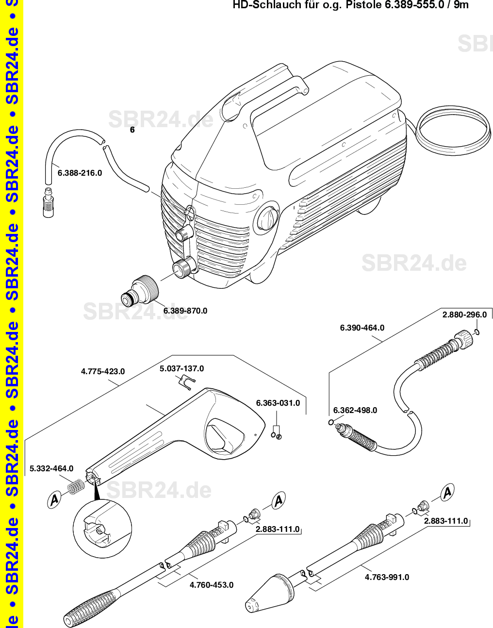 Ersatzteilliste Kärcher 215 Plus