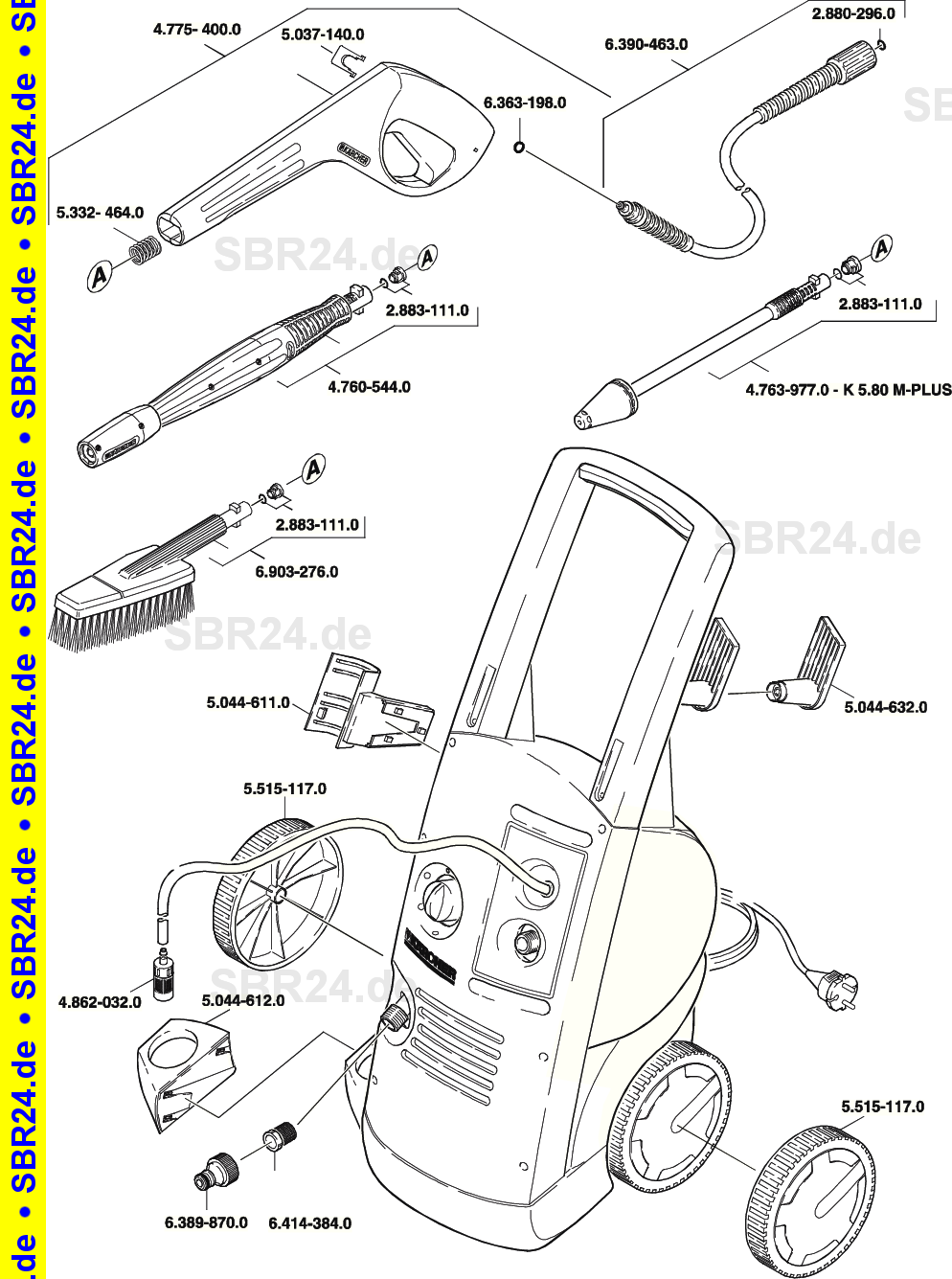 Ersatzteilliste K 5.80MPLUS *EUR