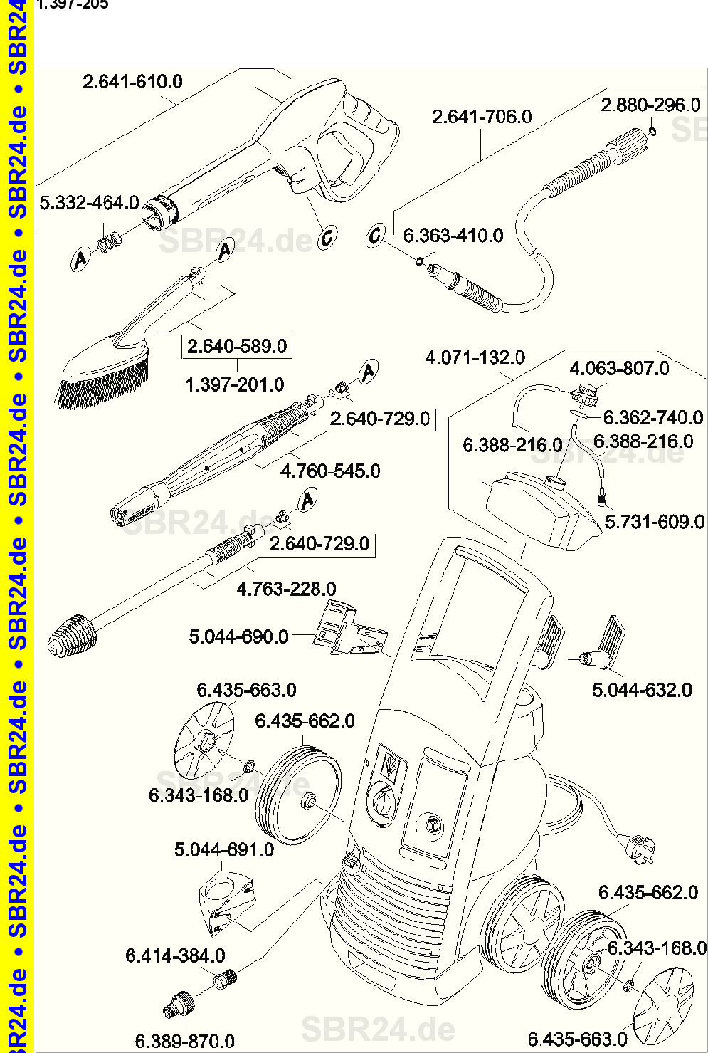 Ersatzteilliste K 6.80 M PLUS T200