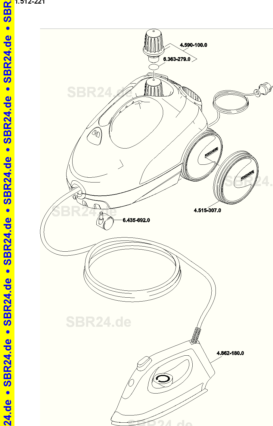 Ersatzteilliste SC 1020 B *EU