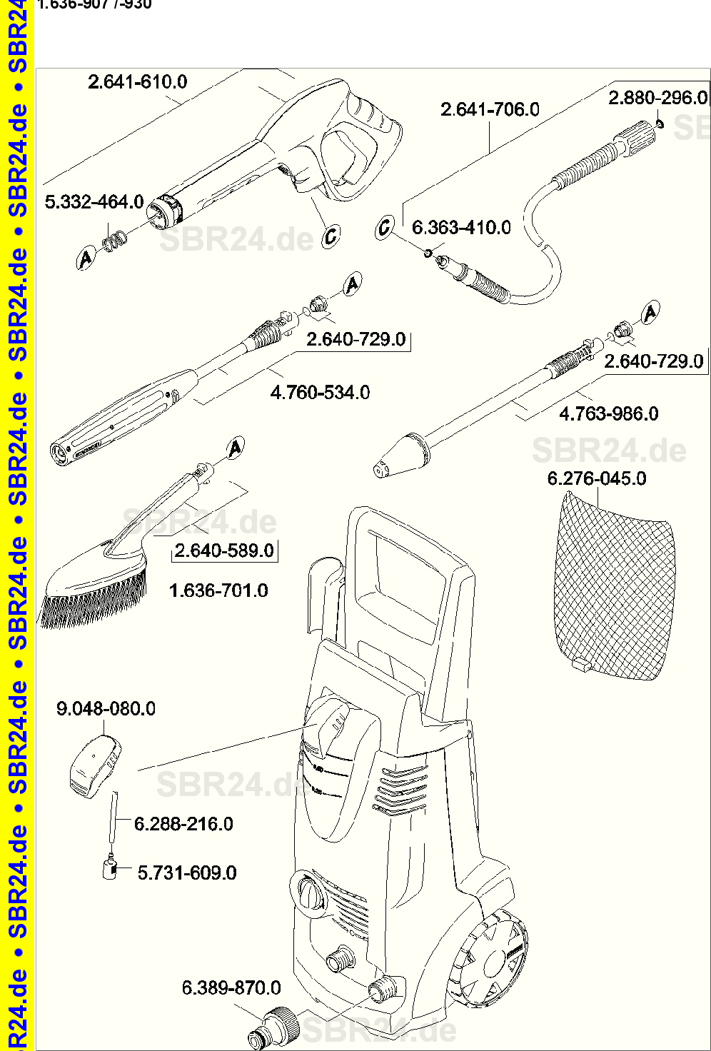 Ersatzteilliste K 3.91 MD WRC