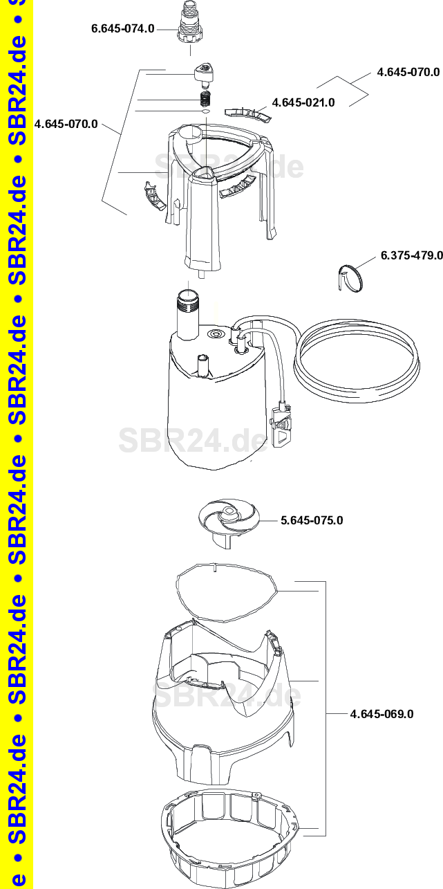 Ersatzteilliste SDP 14000 LEVEL SENSOR *EU-I