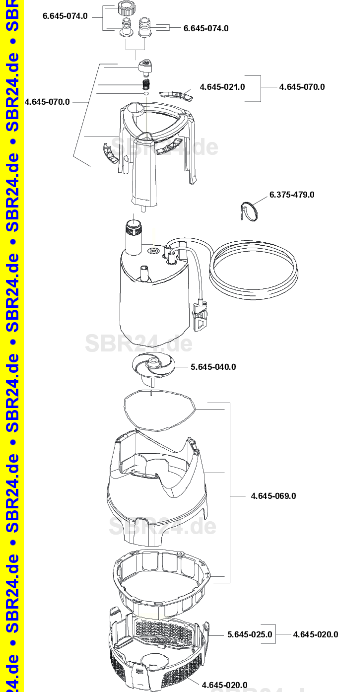 Ersatzteilliste SDP 18000 LEVEL SENSOR*EU-I