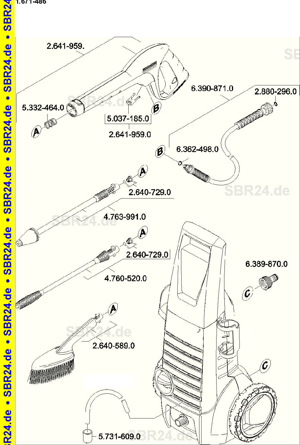 Ersatzteilliste Kärcher 2.40 M Plus WB