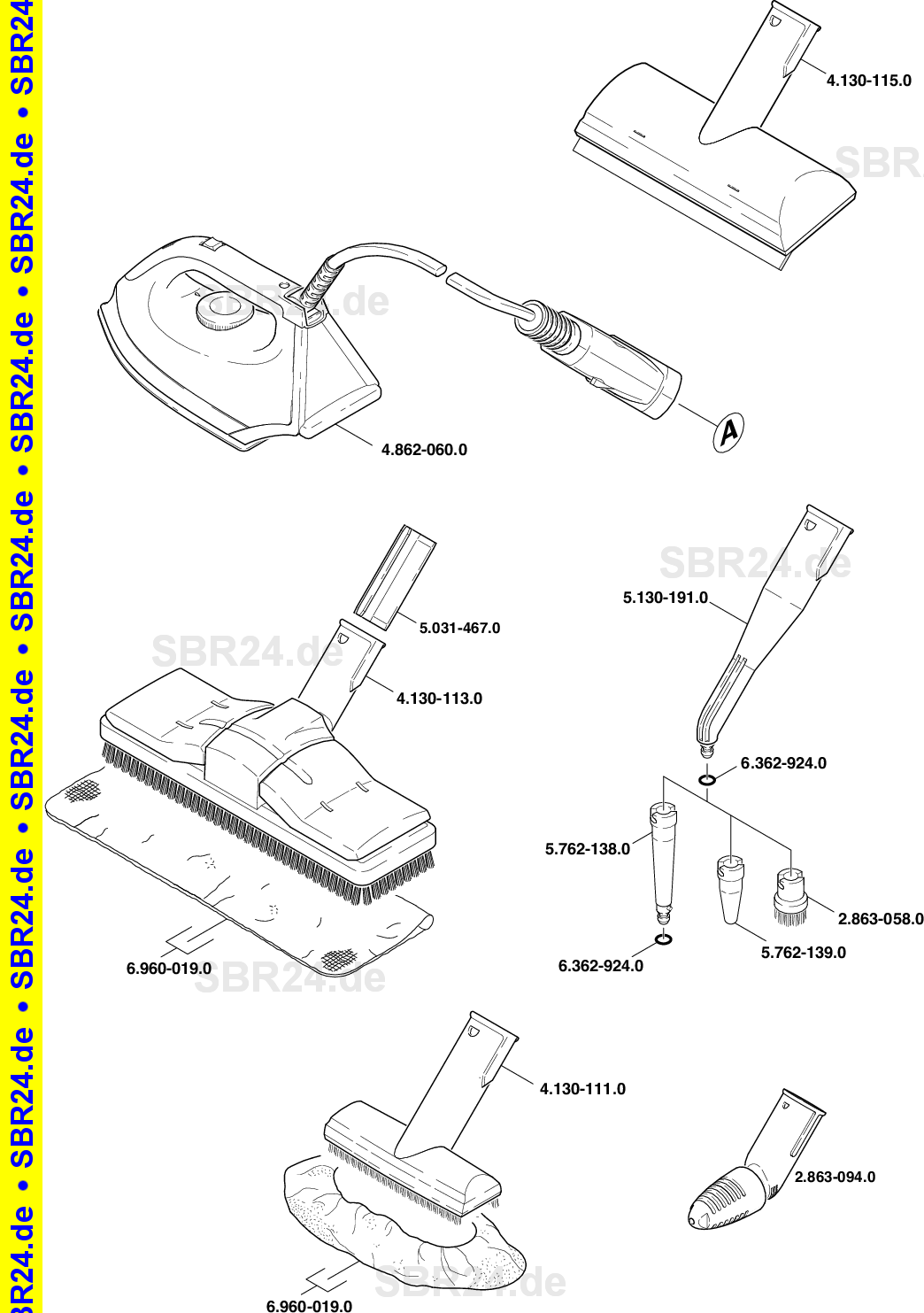Ersatzteilliste K 1701-O.BE *EU