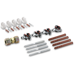 Rohrleitungssatz, Stahl verzinkt, 3 m