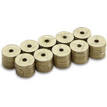 Wertmarken 100ST. Nordic Gold