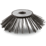 Seitenbesen mit Stahlborsten