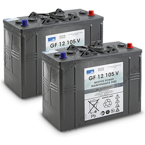 Kärcher Batteriesatz Gel 2x 12V/105Ah