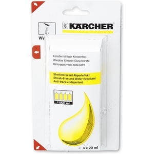 Kärcher Glasreiniger-Konzentrat RM 503, 4 x 20 ml  